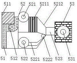 Automatic carpet molding production system