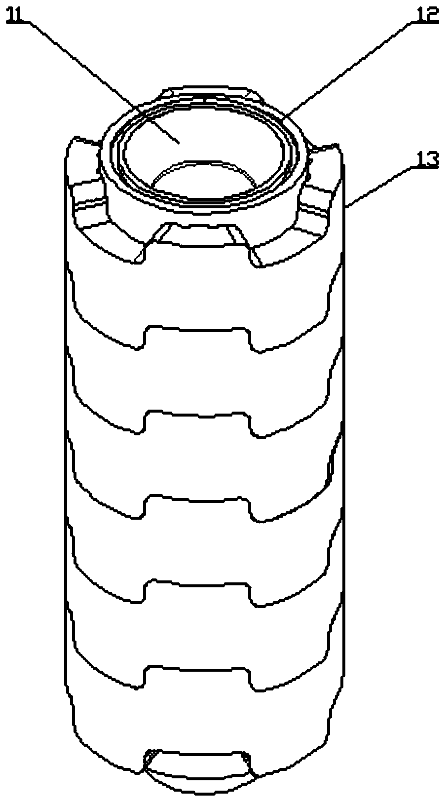 A high-pressure hose and hydraulic jet radial drilling method