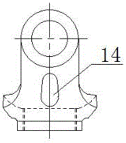 Automobile steering lower transmission shaft assembly without welding structures