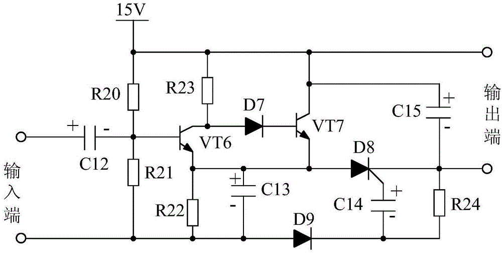 Audion common emitter amplifying circuit-based high-precision image processing system