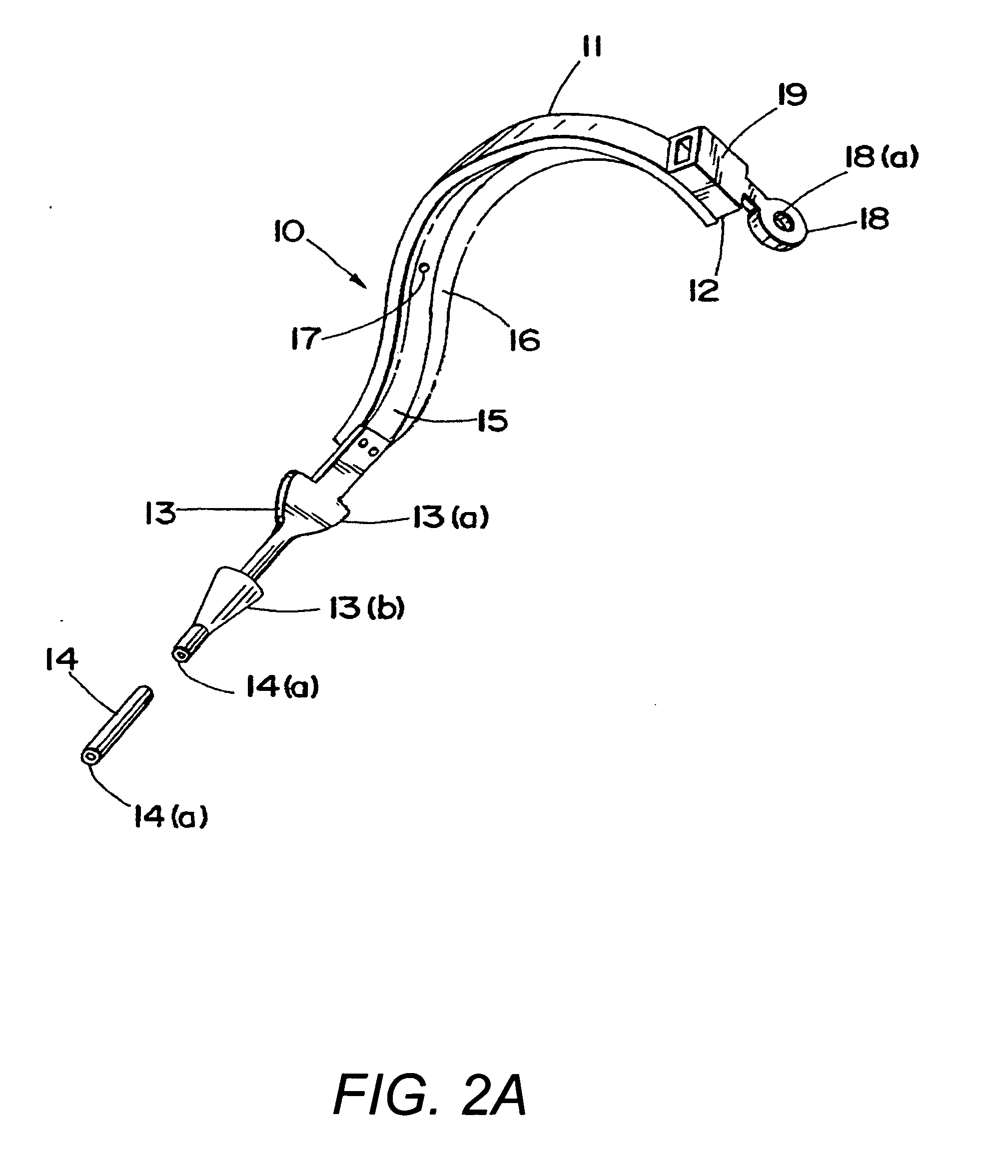 Gastric band insertion instrument