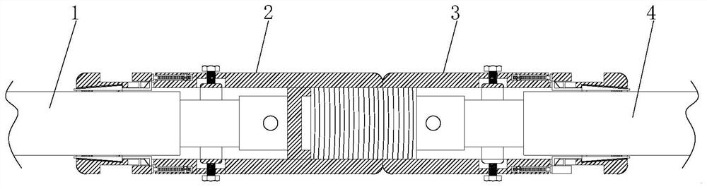 A large-length high-voltage cable clamping head and its assembly method