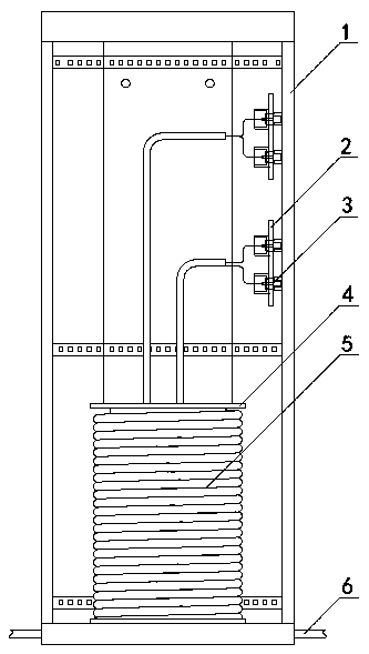 Partial discharge simulation test system and method based on oscillatory waves