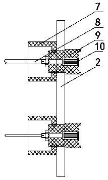 Partial discharge simulation test system and method based on oscillatory waves