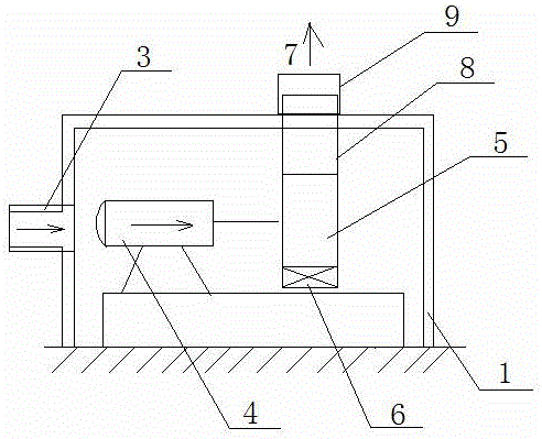 Noise reduction device for industrial fan