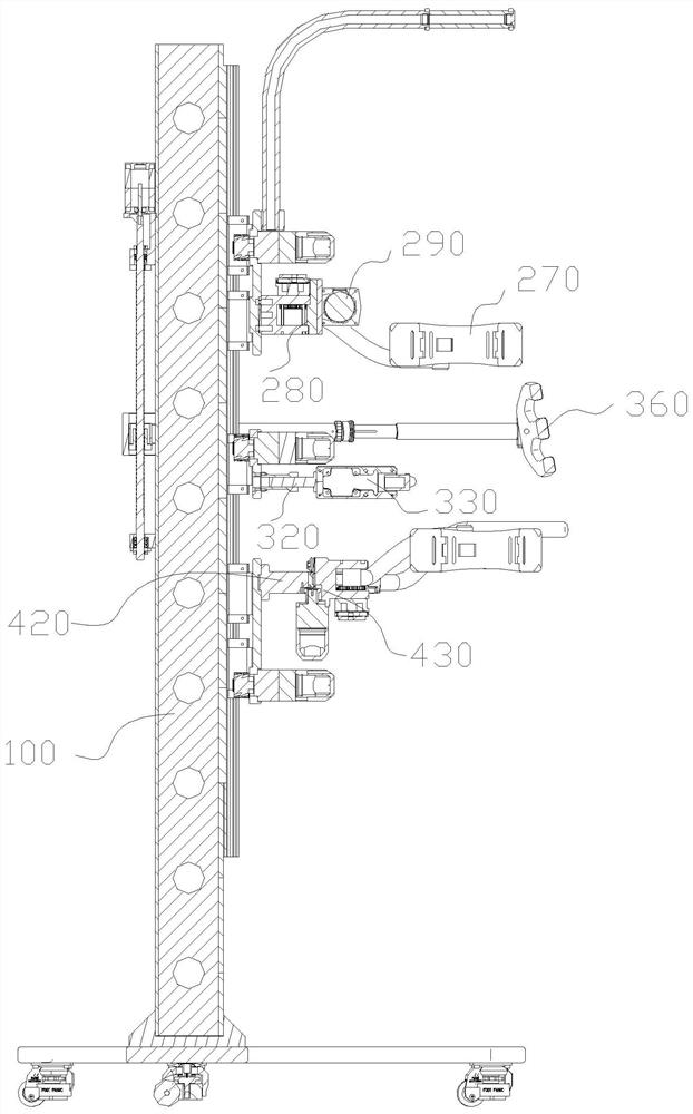 Vertical rehabilitation treatment device