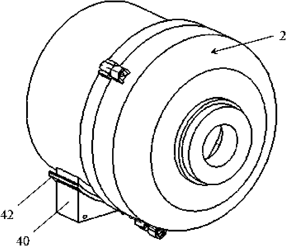 Motor provided with suspended motor cover