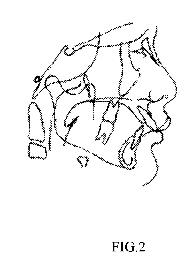 Method and apparatus for drawing a cranial image trajectory