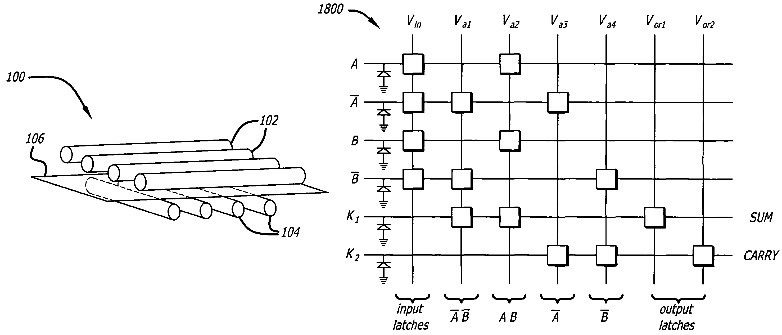 Architecture and methods for computing with reconfigurable resistor crossbars