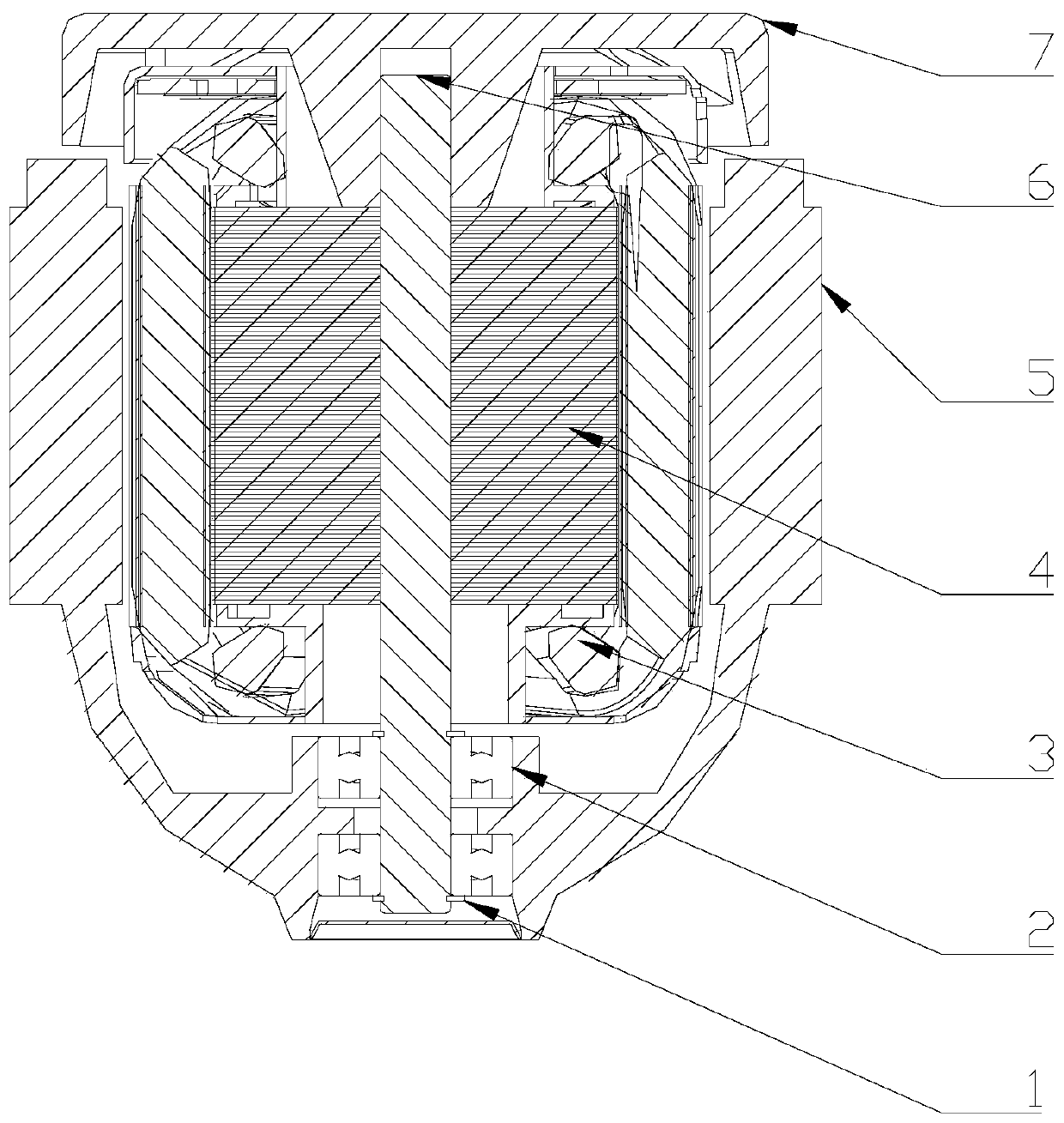 Outer rotor structure