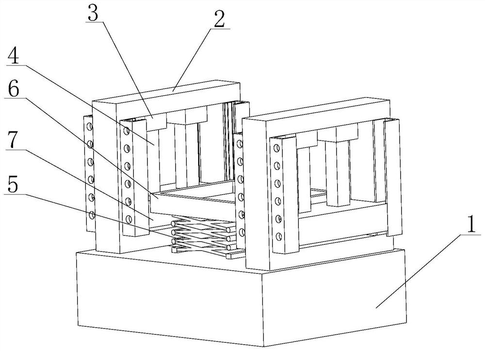 Elevator guide rail structure