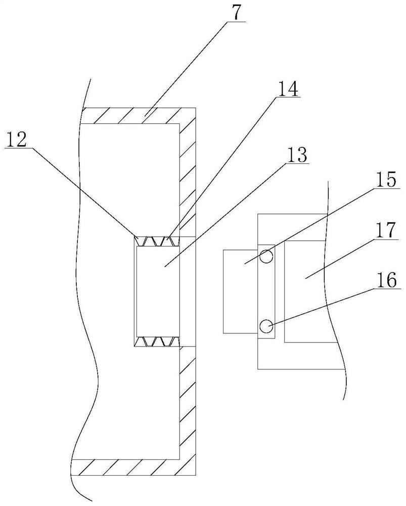 Elevator guide rail structure