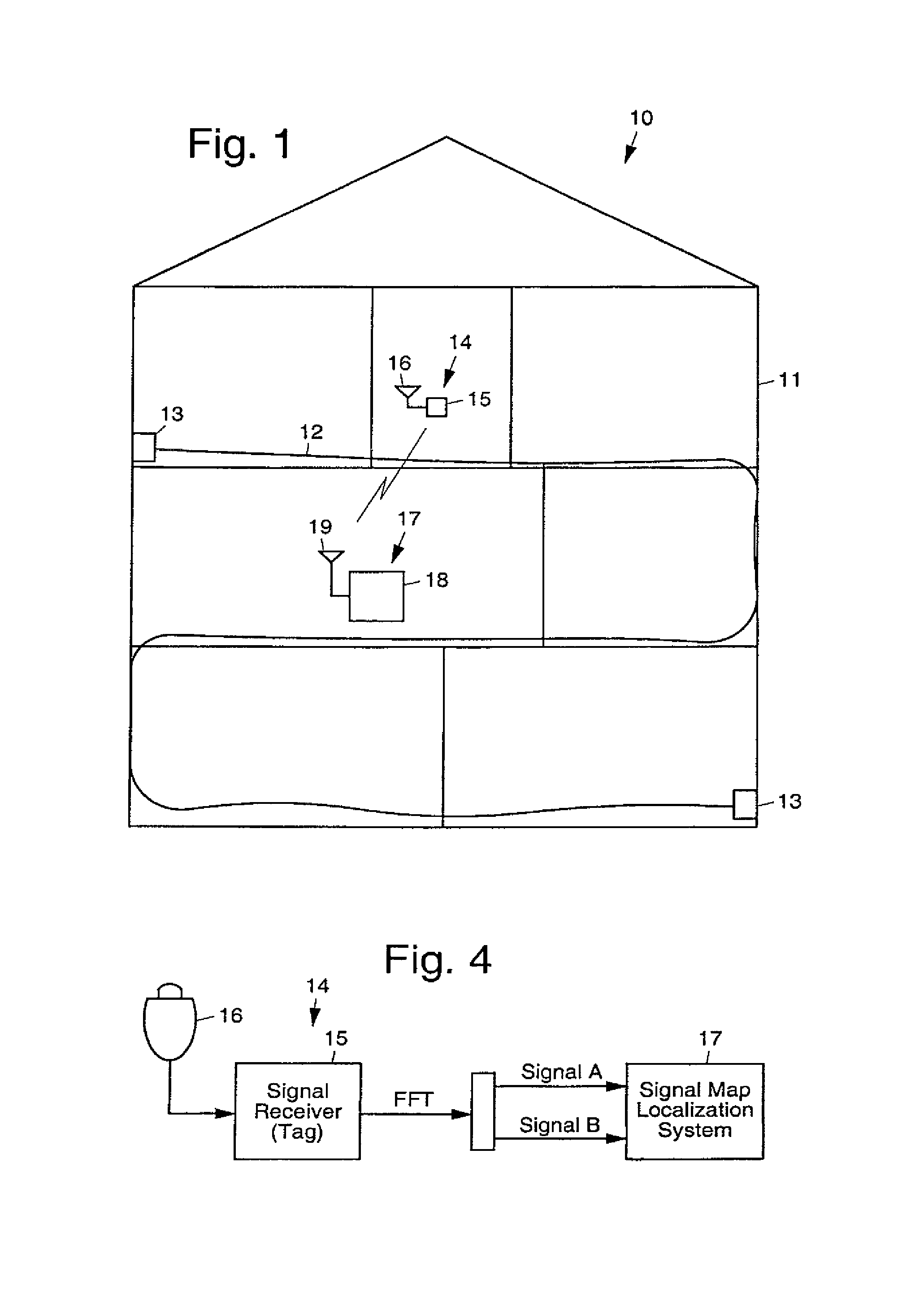 Sub room level indoor location system using wideband power line positioning