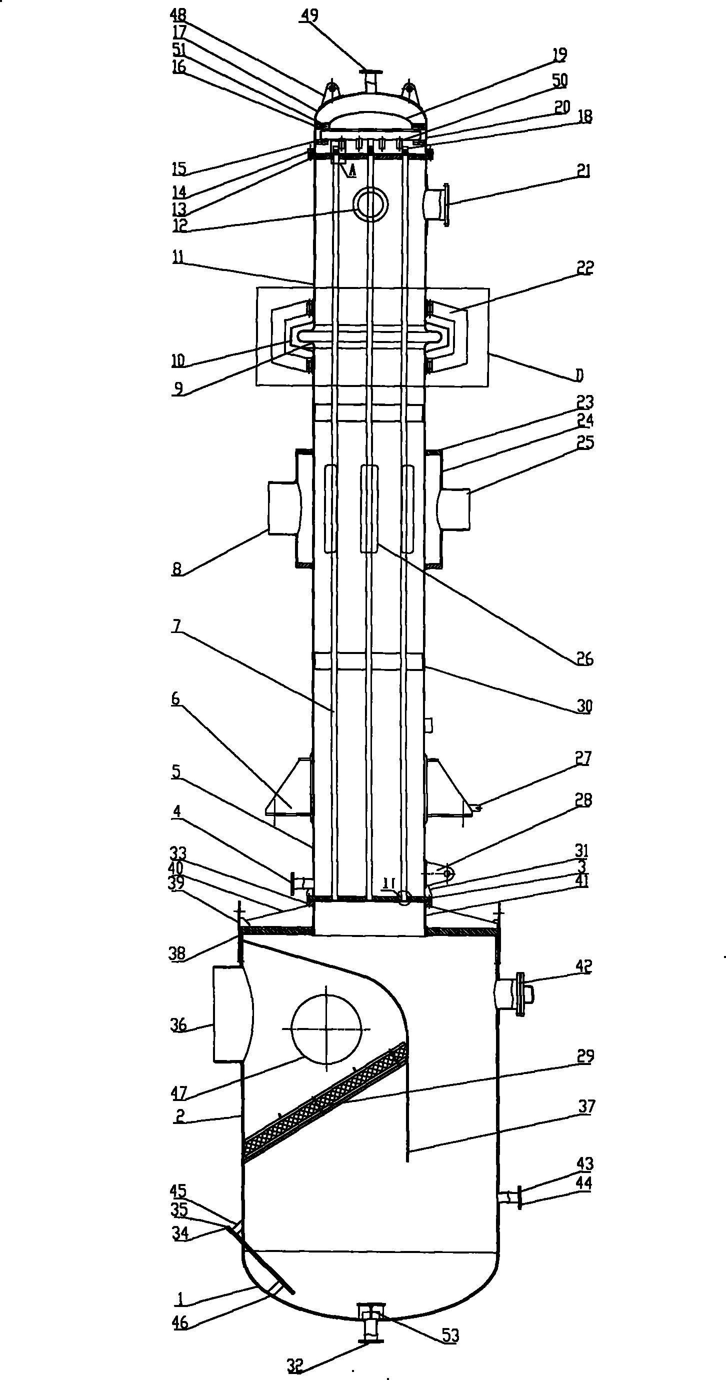 Single-effect evaporator