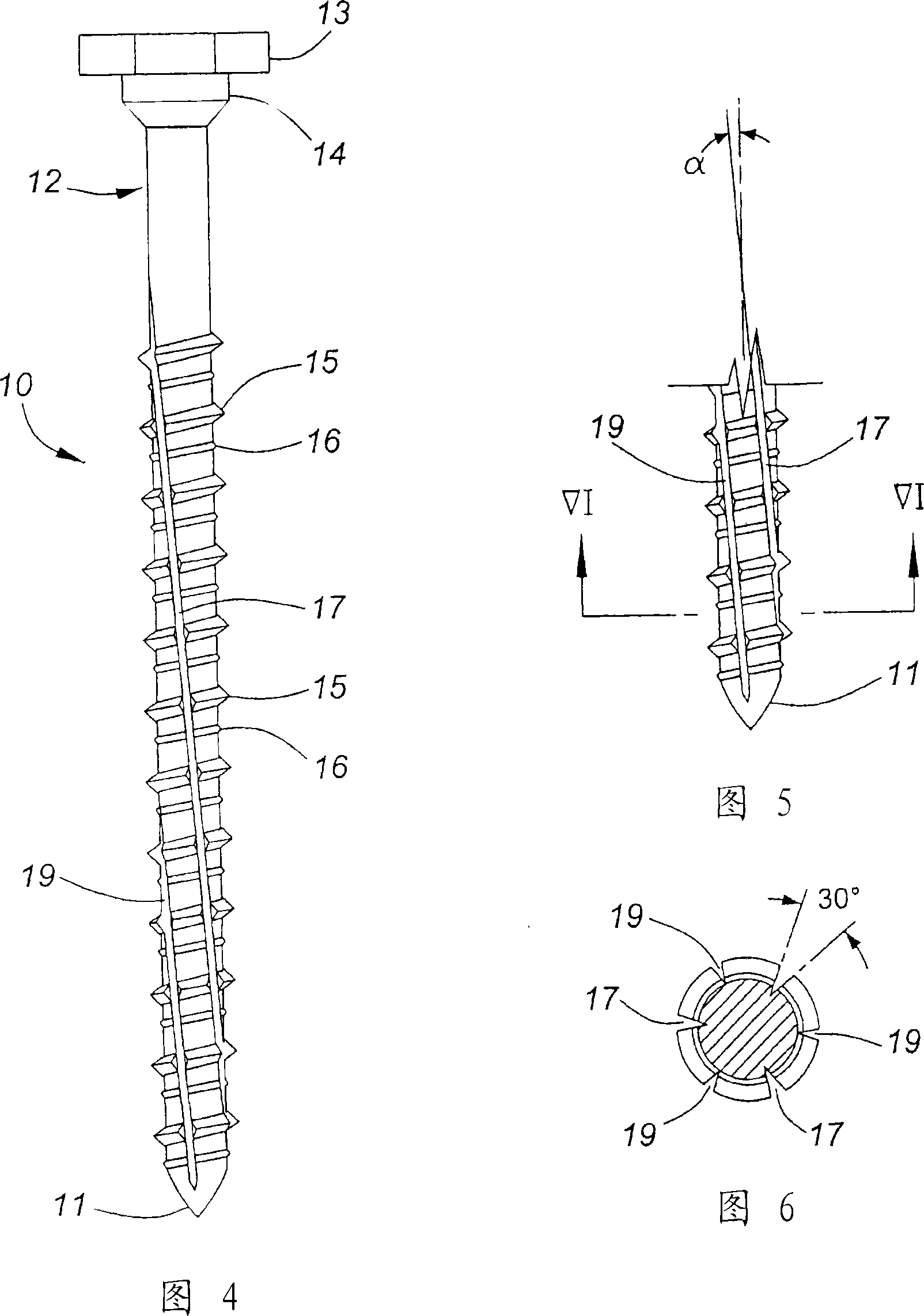 Screw for use in concrete