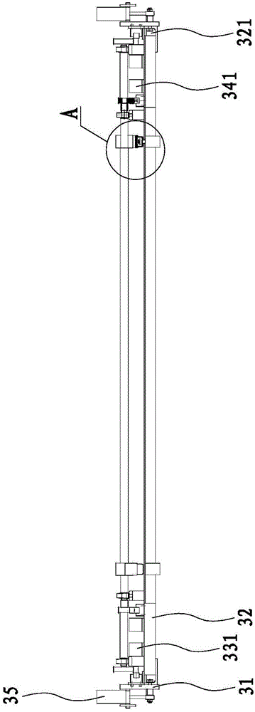 Automatic splicing device of wood boards