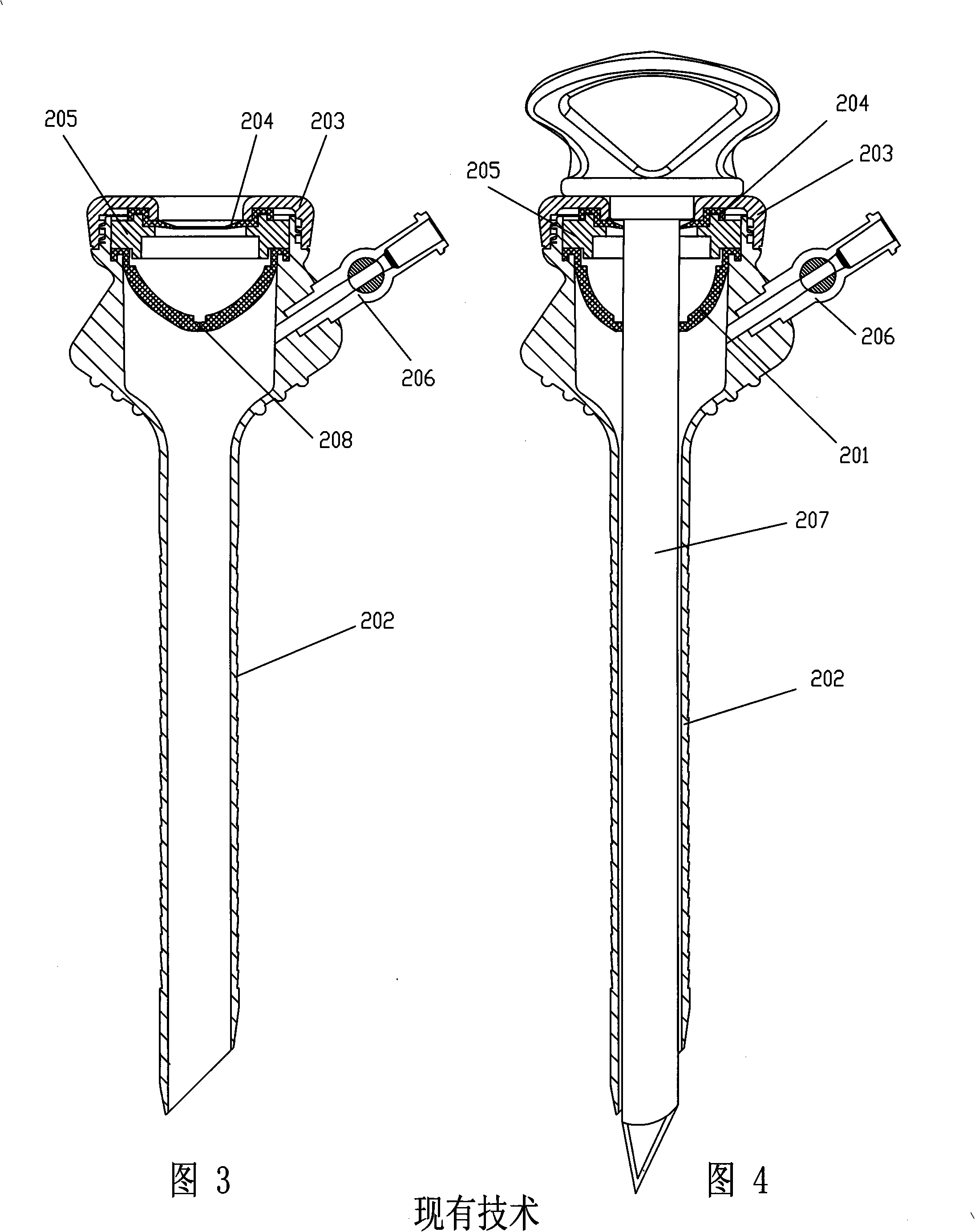 Puncture device general purpose type radial direction seal ring and puncture device