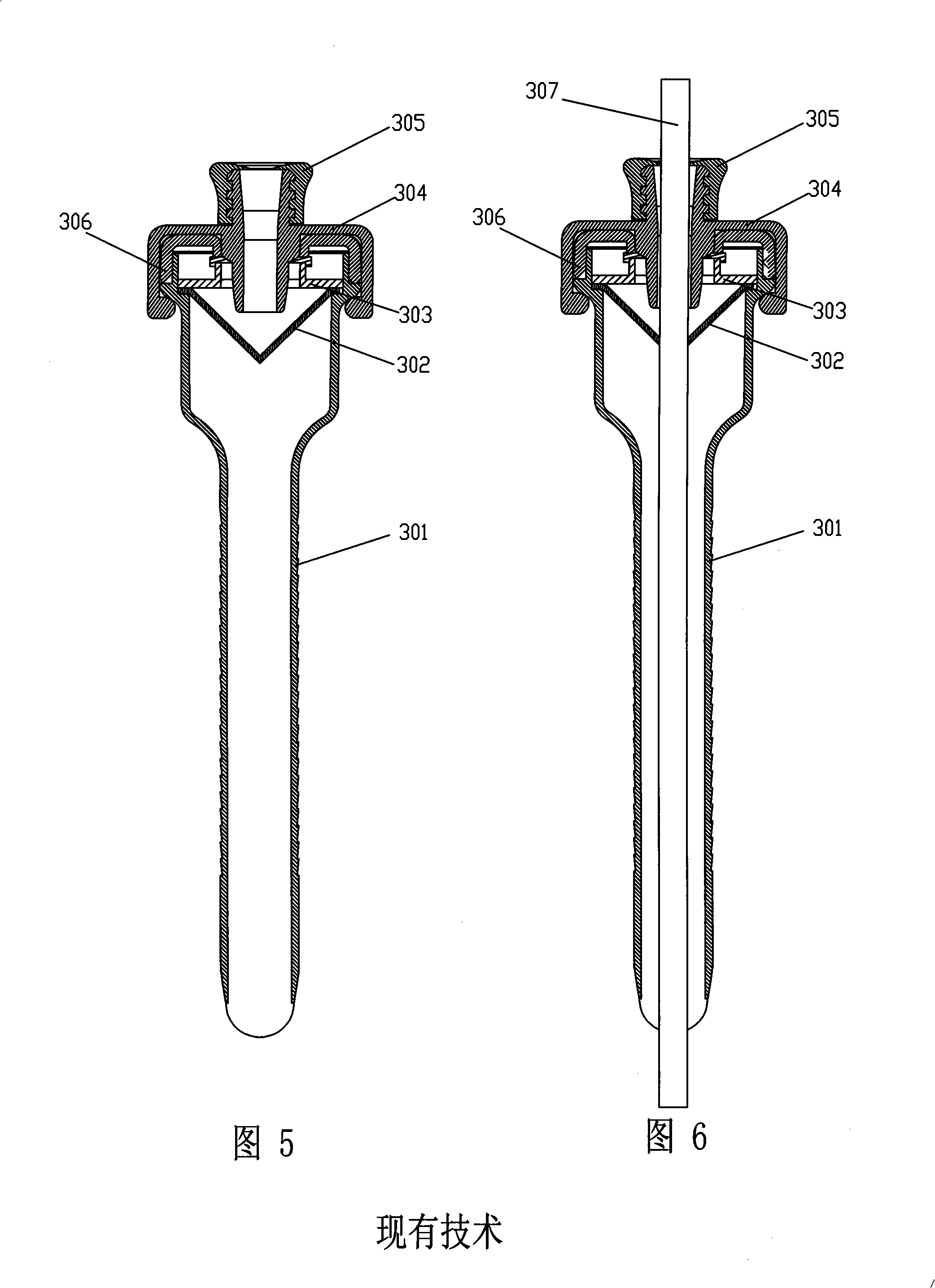 Puncture device general purpose type radial direction seal ring and puncture device