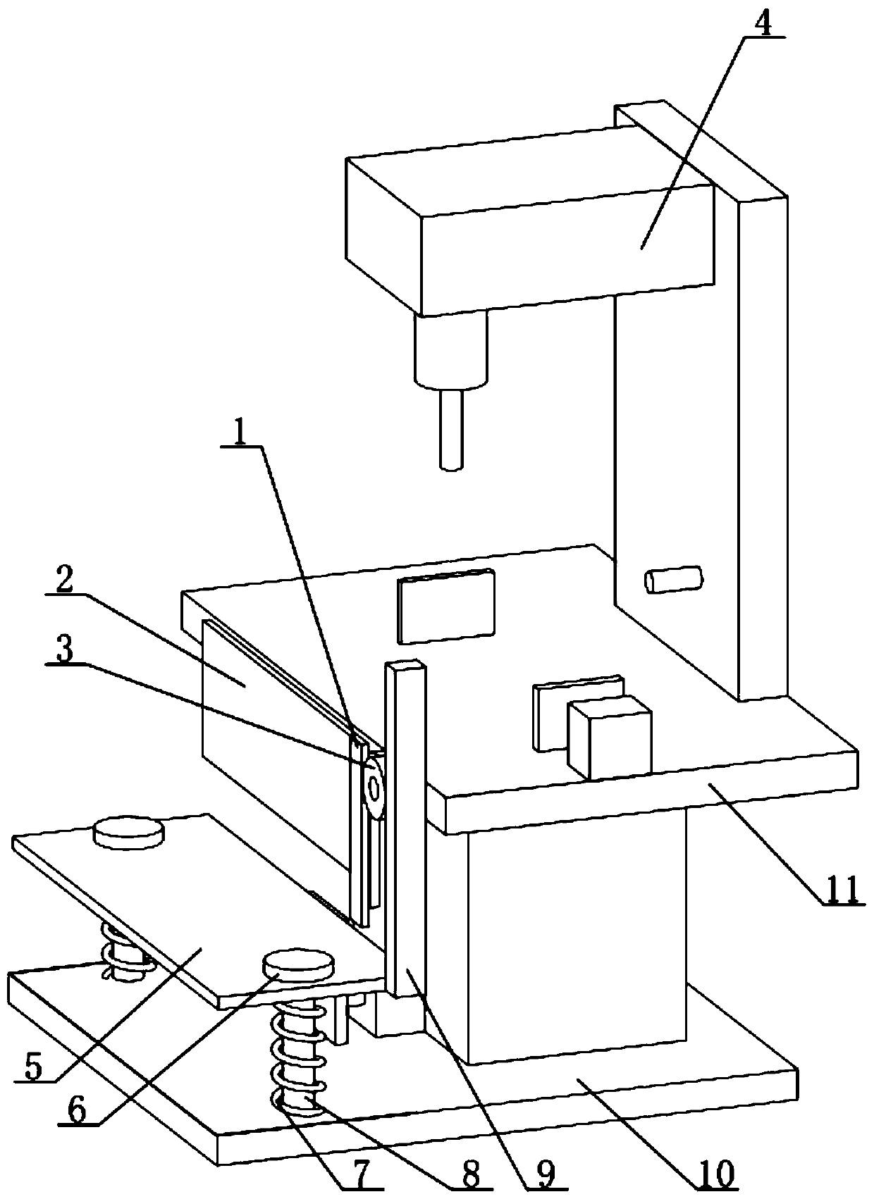 Limb approach safe automatic shutdown control system based on machining