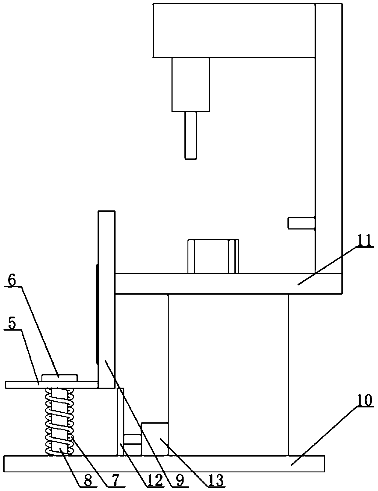 Limb approach safe automatic shutdown control system based on machining