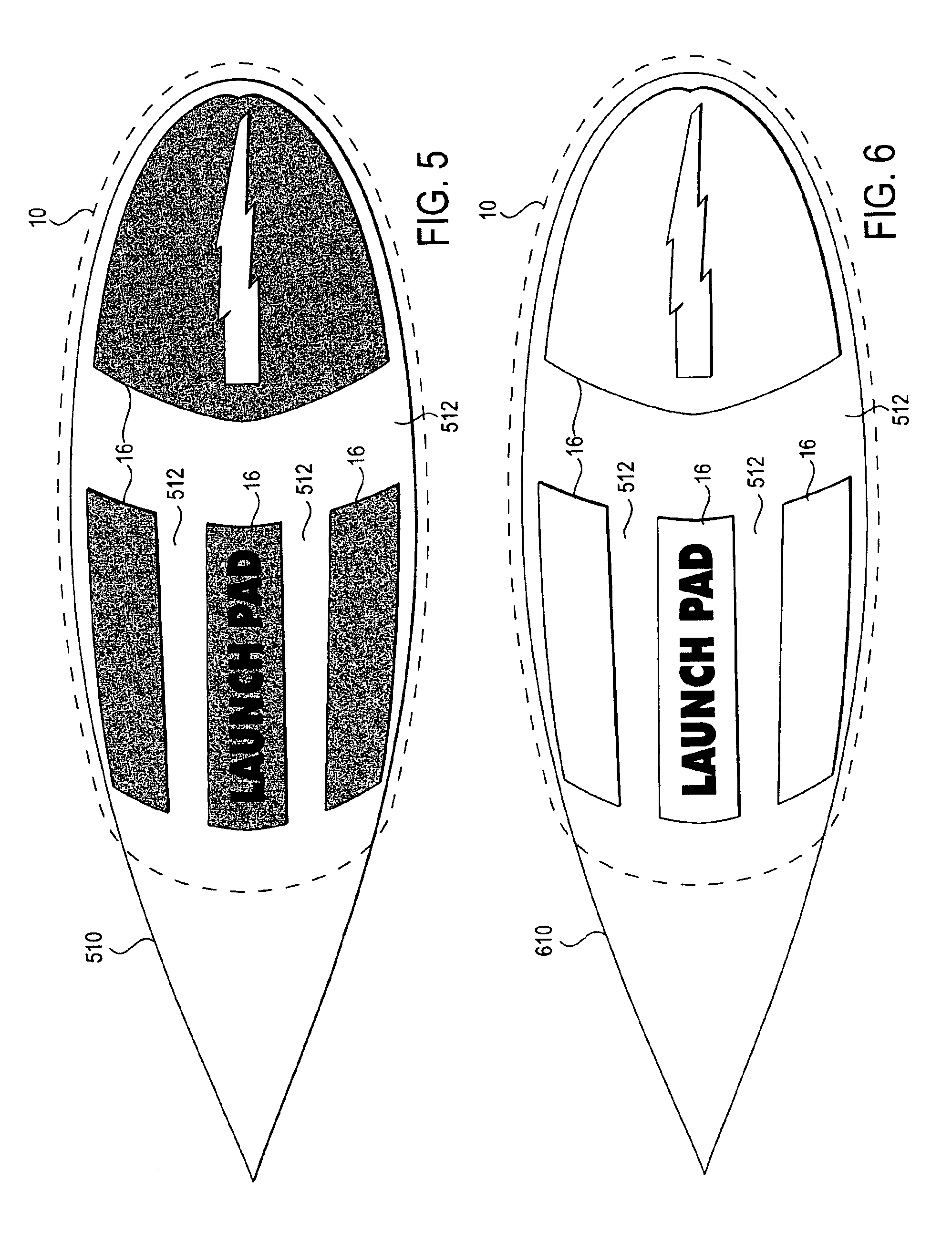 Sport board control device and footpiece