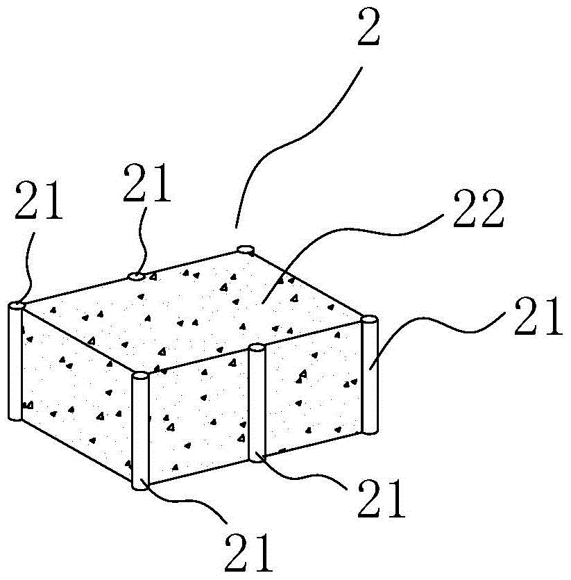 A support partition wall and its construction method