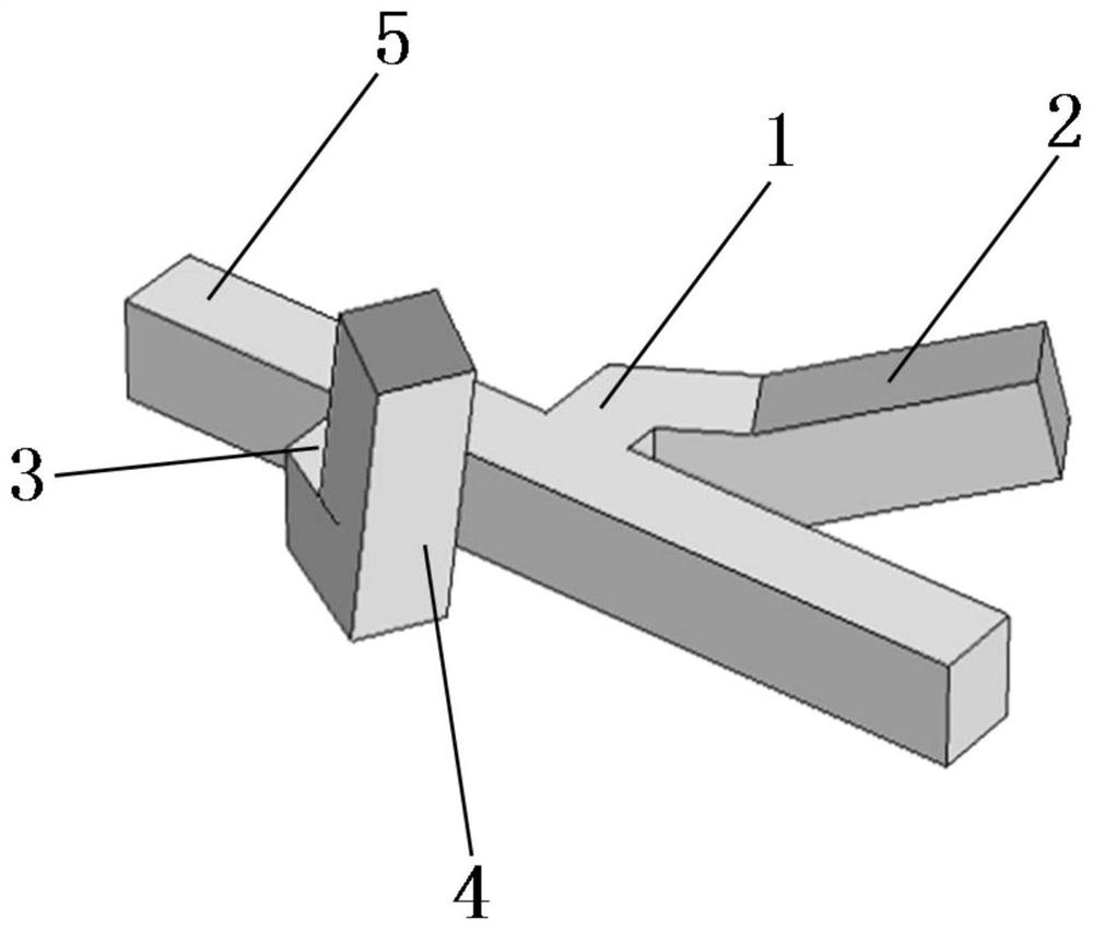A Y-shaped micro-nano structure