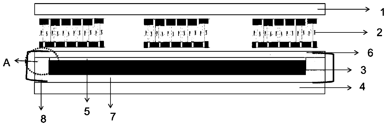 Thermoelectric device with firm structure