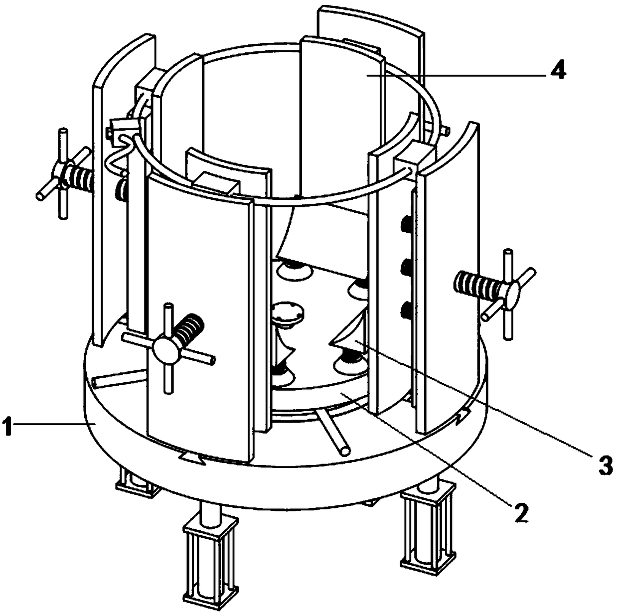 Disassembly and assembly tool for reaction kettle and application method of tool