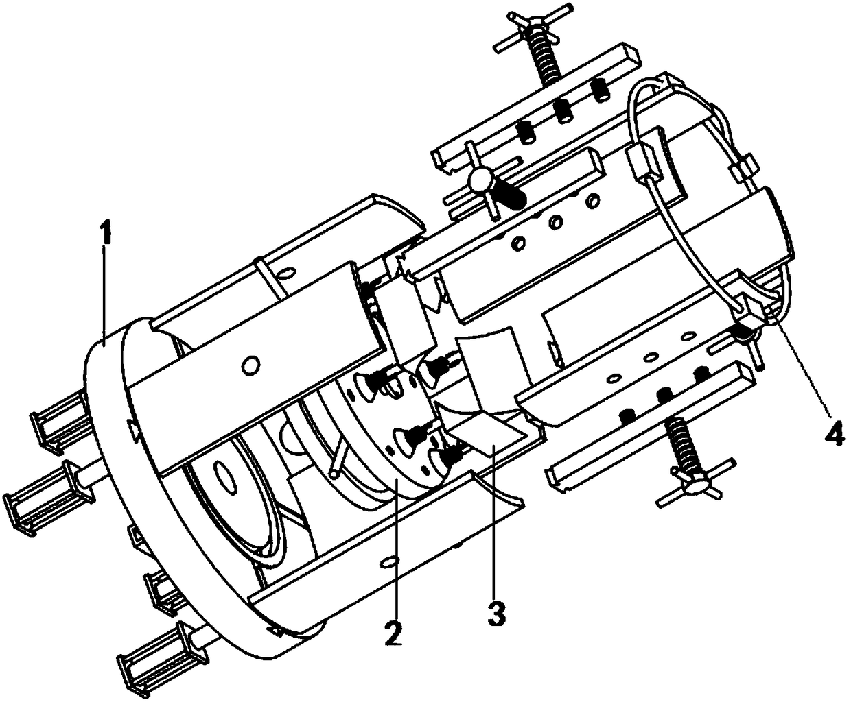 Disassembly and assembly tool for reaction kettle and application method of tool