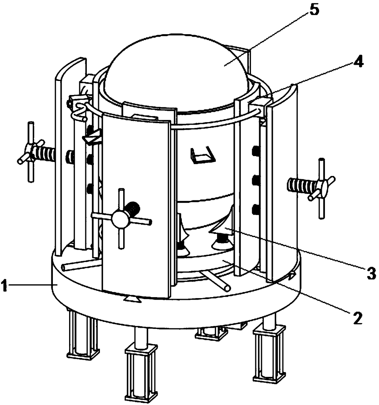 Disassembly and assembly tool for reaction kettle and application method of tool