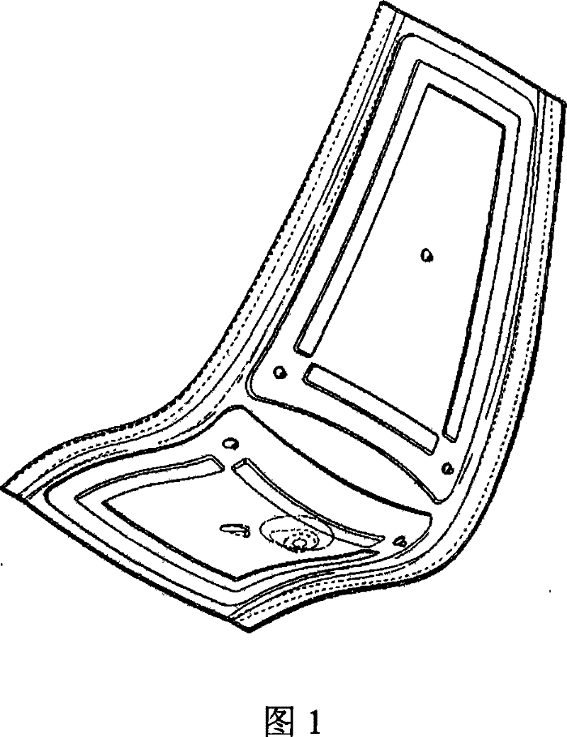 Glass fibre reinforced plastic and leisure seat made thereof