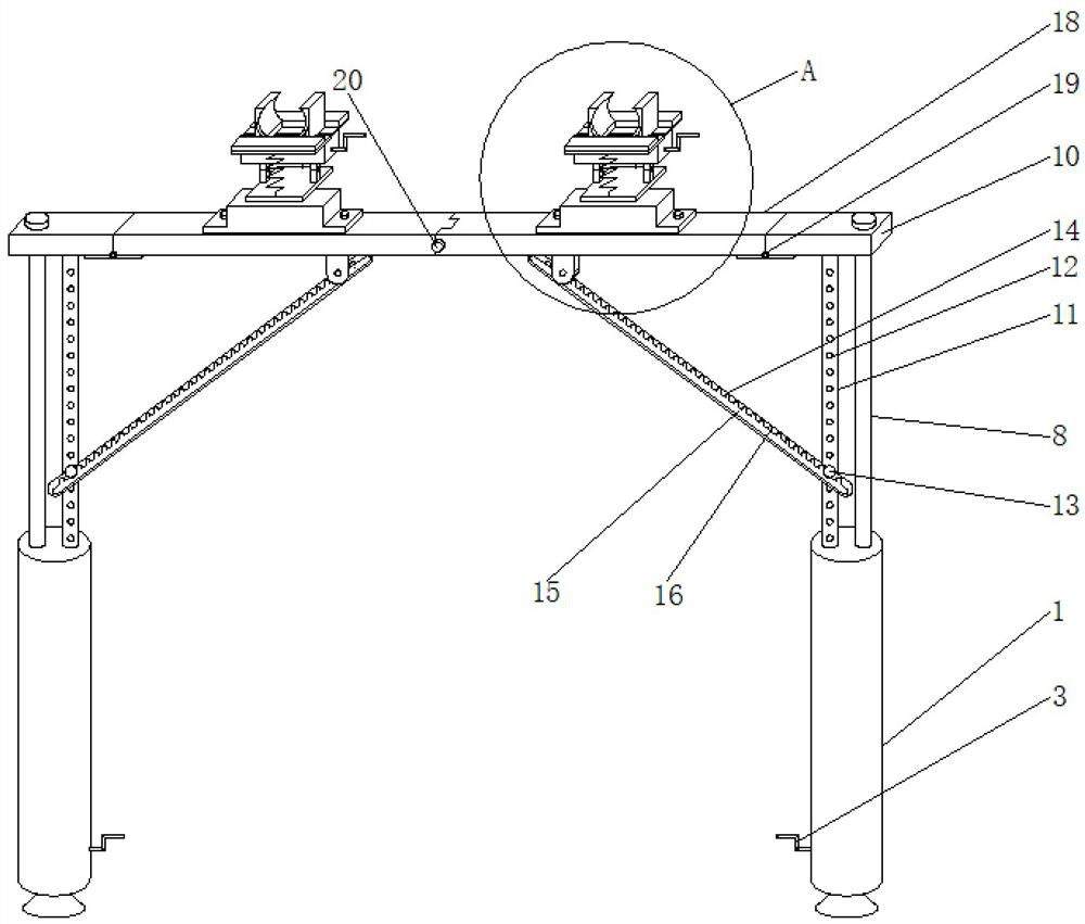 A body position positioning device after plastic surgery for burns