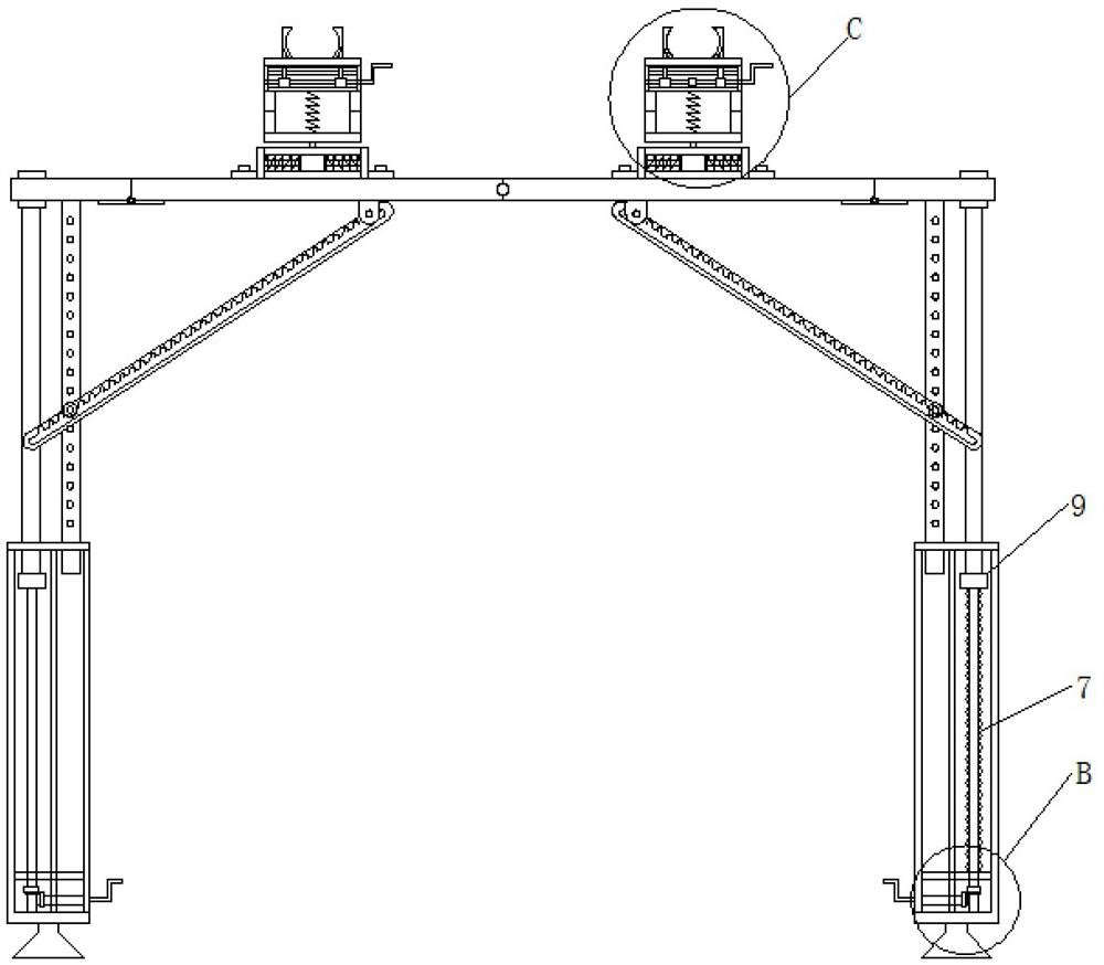 A body position positioning device after plastic surgery for burns