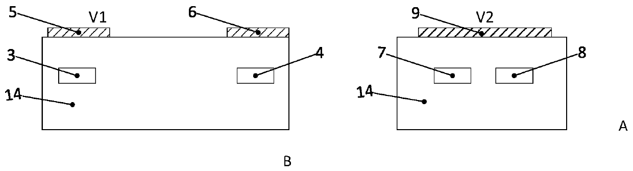 Waveguide chip for realizing nonlinear frequency conversion based on coupling waveguide