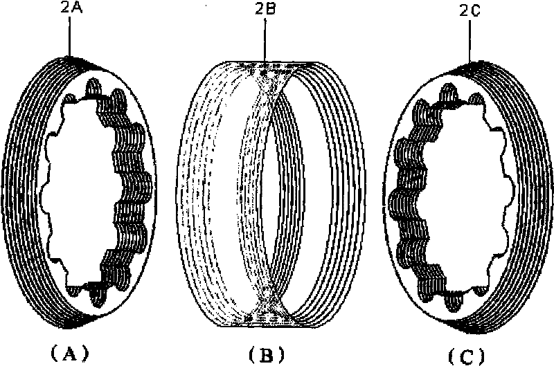 Transverse flux permanent magnetic motor and method for manufacturing stator thereof