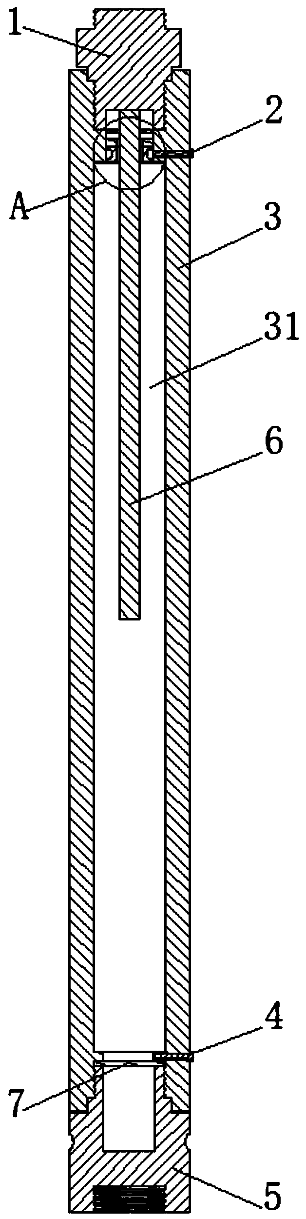 Carbon dioxide fracturing device