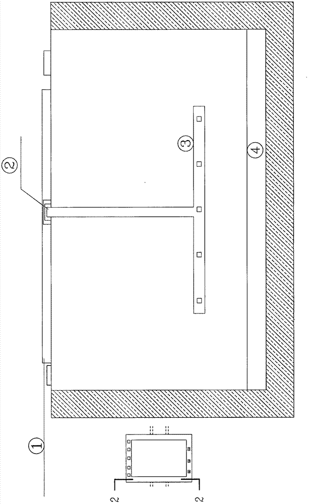 Cleaner production system of carbonization furnace group