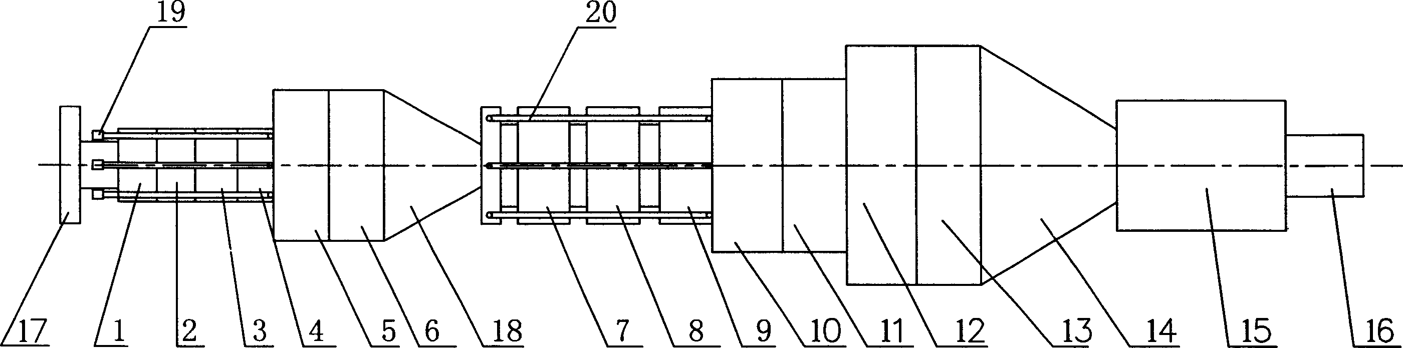 Intergrated monentum exchager for preventing and treating motor vehicle emission pollution