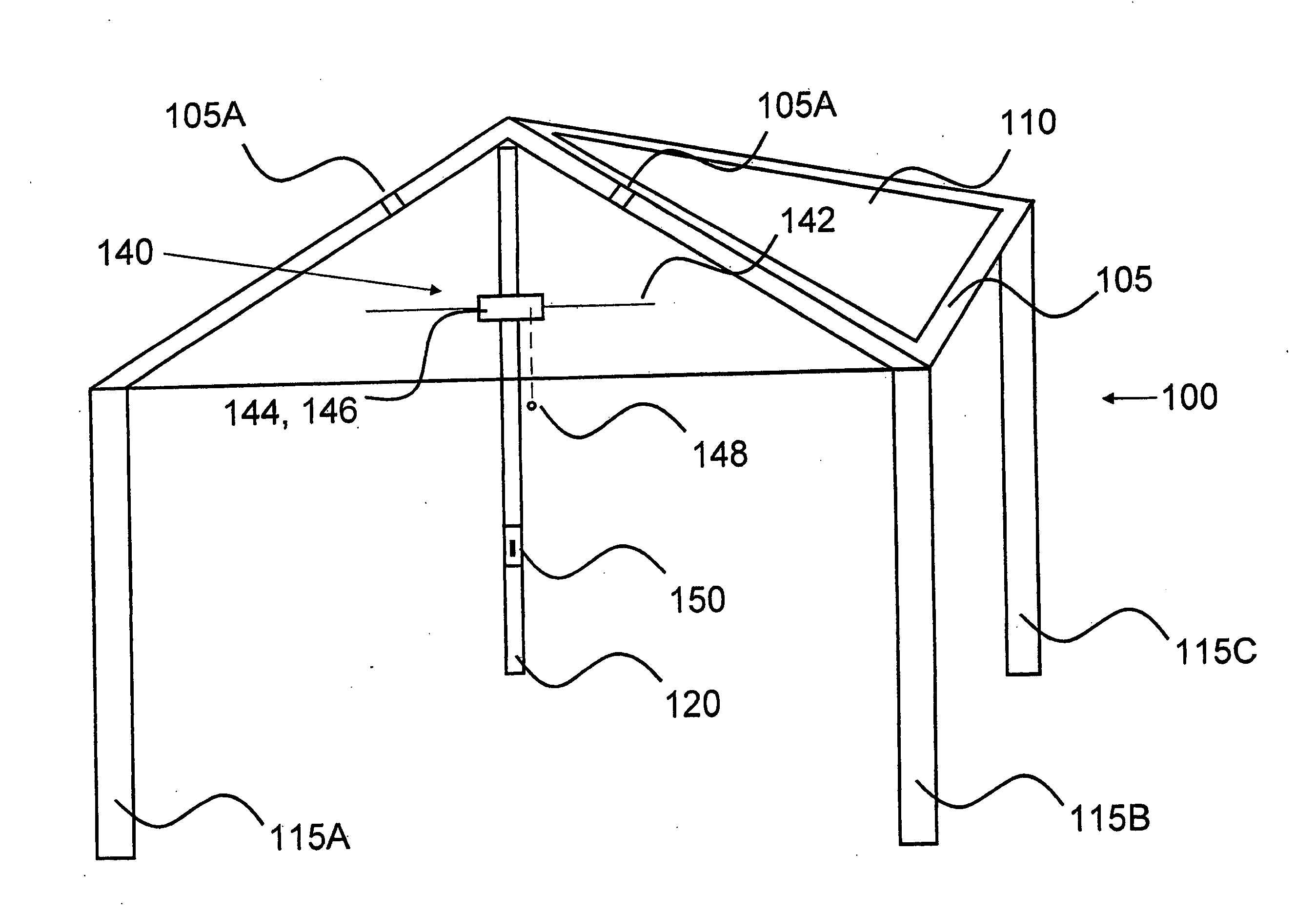 Portable solar canopy with modular connections