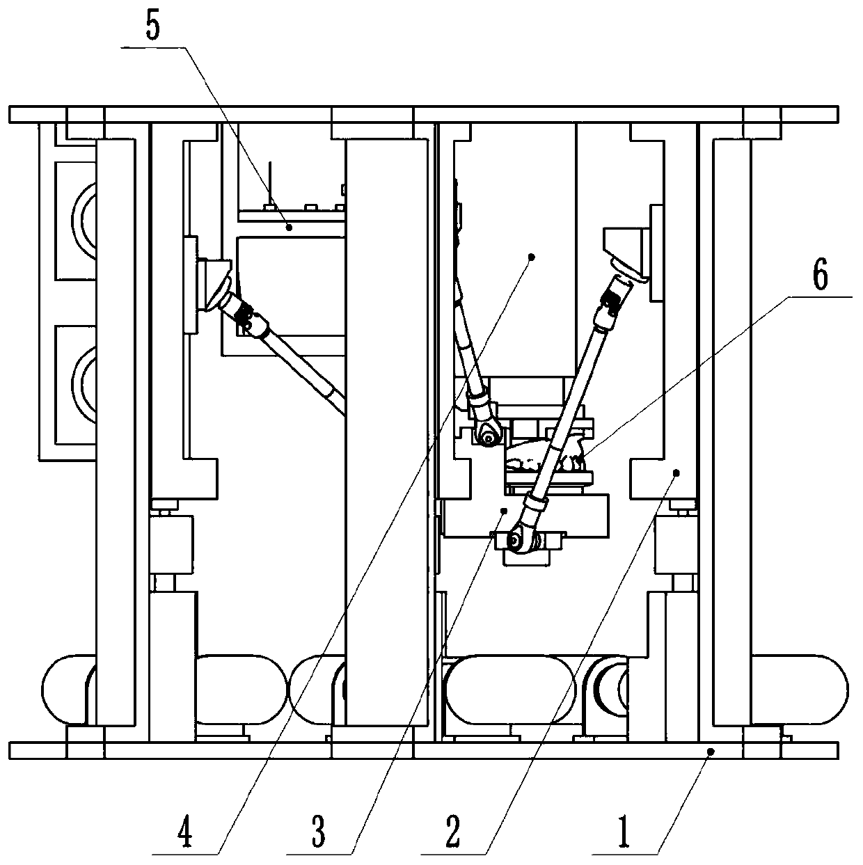 Bionic chewing robot for false tooth performance testing and using method