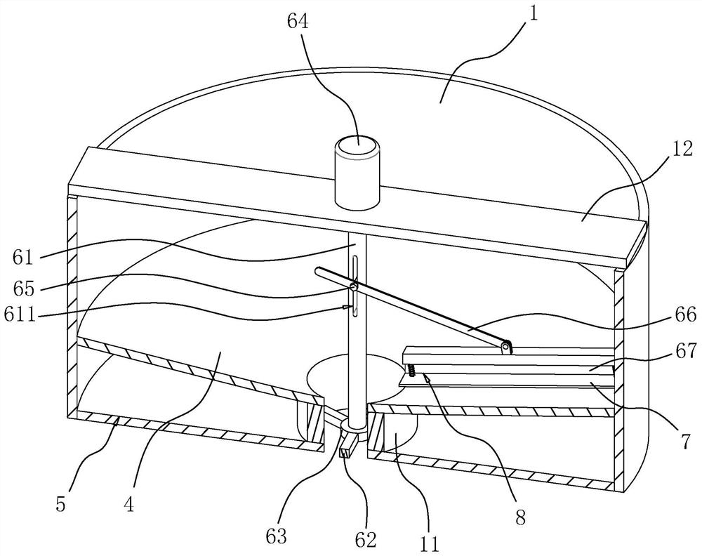 A high-efficiency domestic sewage treatment device