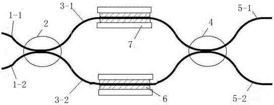 High fabrication tolerance planar waveguide tunable optical attenuator