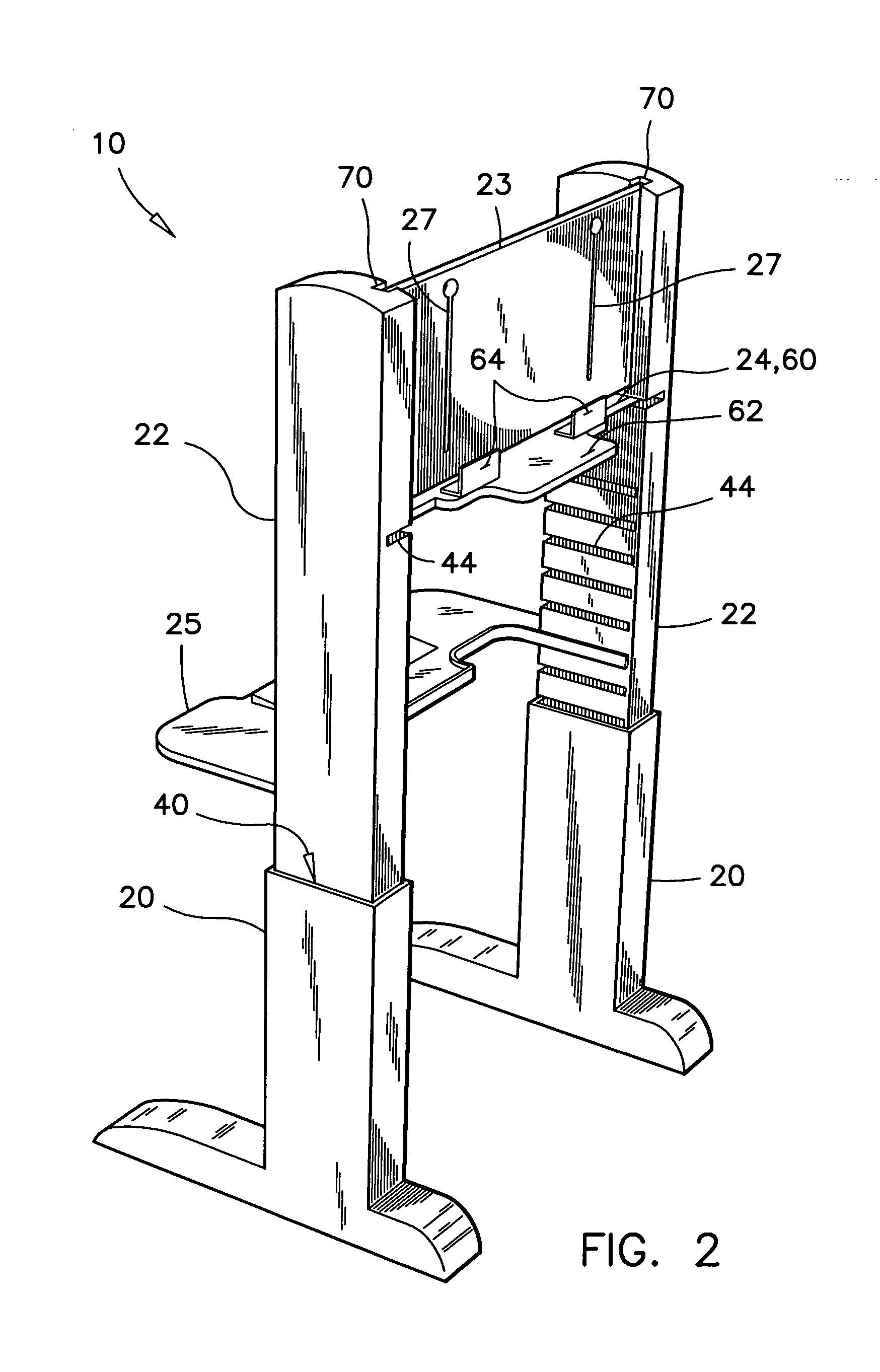 Adjustable vertical desk