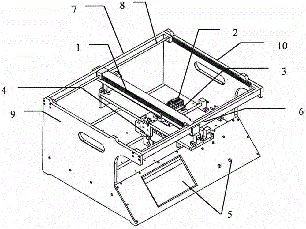 Dual-in-line package chip dismounting device