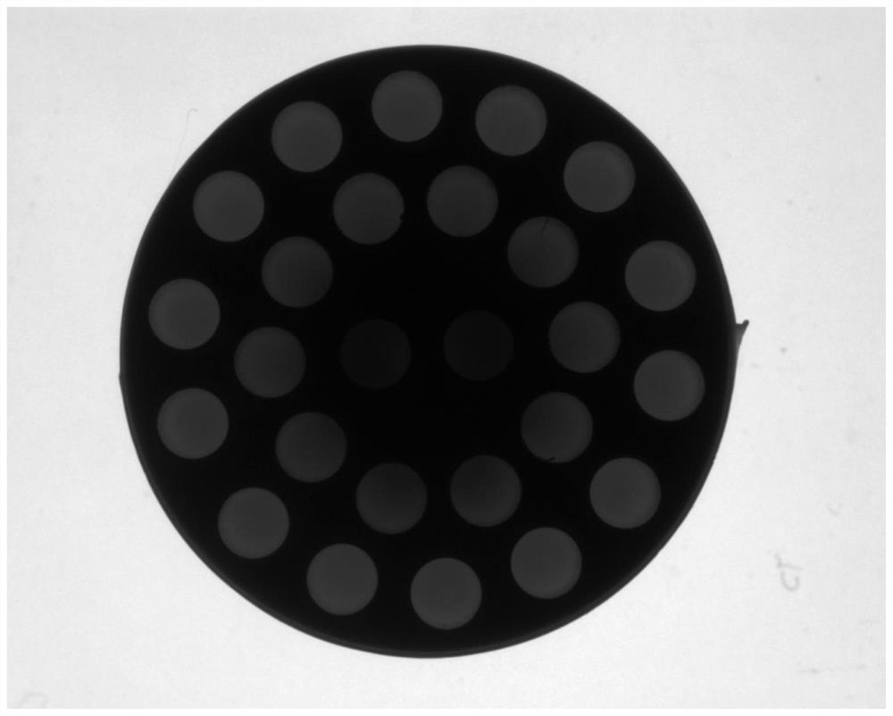 Method for detecting burrs of circular injection molded part