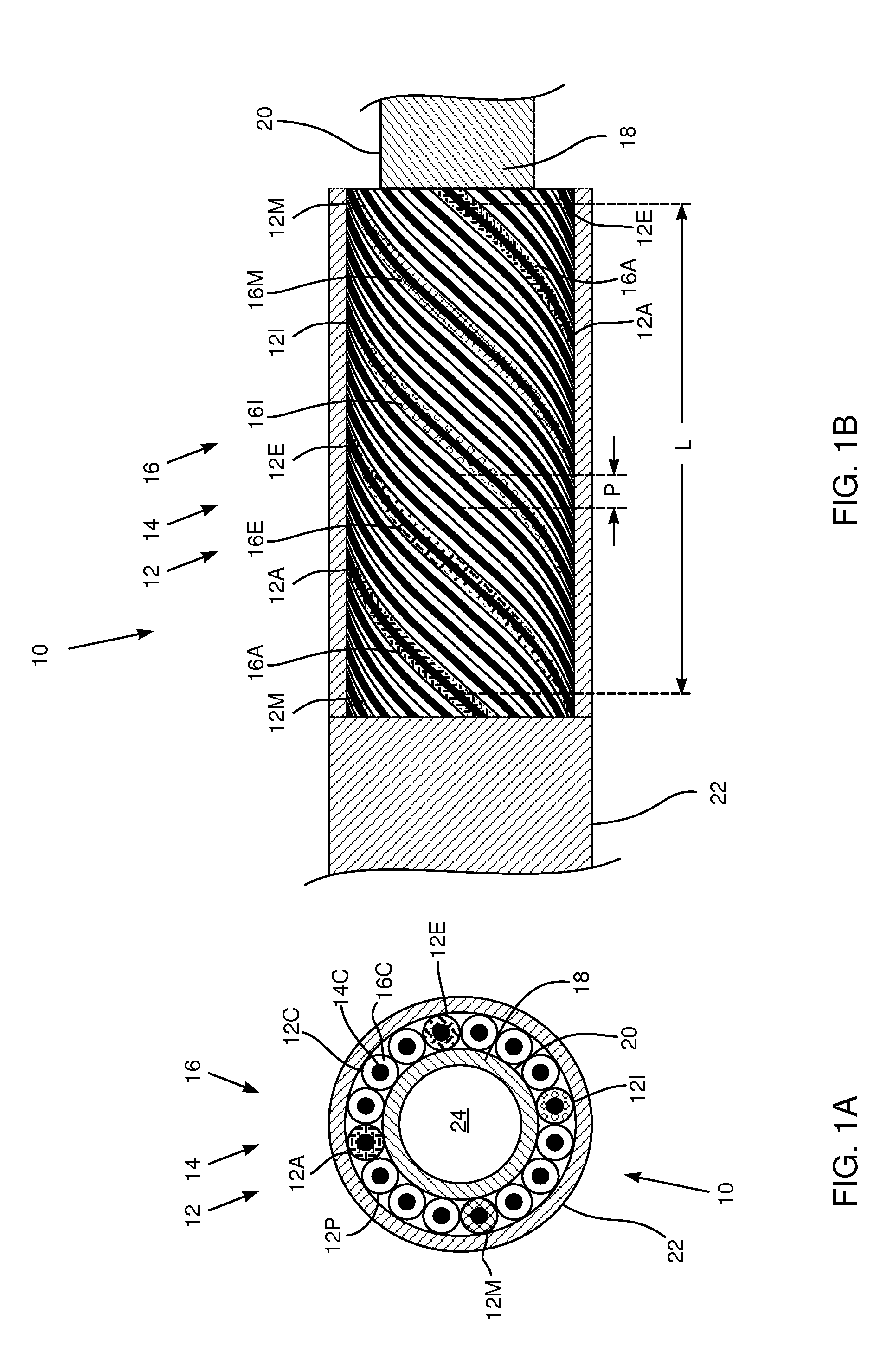 High density electrode structure