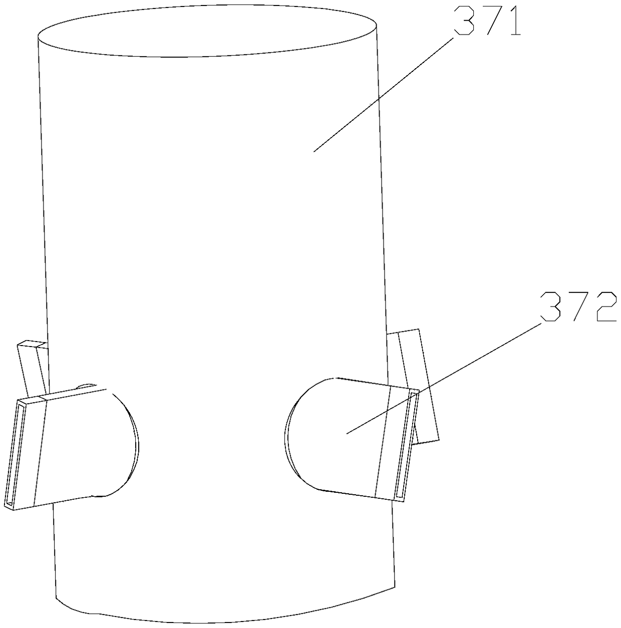 Oil-water separation apparatus capable of protecting devices and used for recycling automobiles