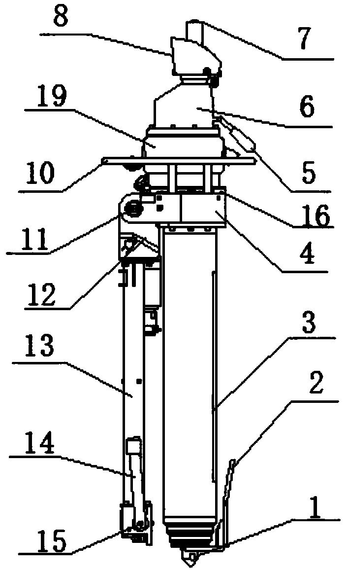 Novel large torque roof bolter