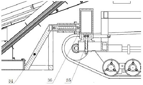 Forest fruit vibrating picking collection vehicle